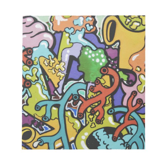 Bloc De Notas intestinos de graffiti (Frente)