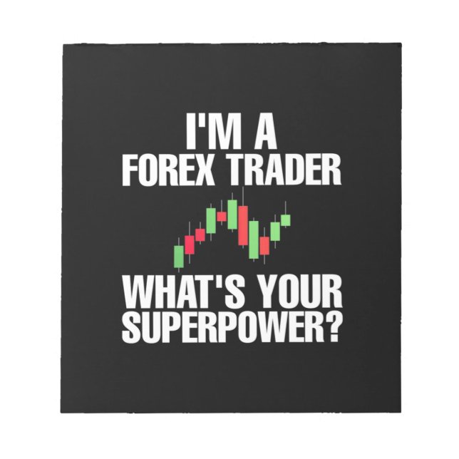Bloc De Notas Inversionista Soy Un Comerciante De Forex (Frente)