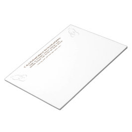 Bloc De Notas Investigador paranormal con logo fantasma