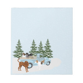 Bloc De Notas Invierno de Coonhound