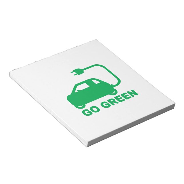 Bloc De Notas Ir Verde ~ Conducir autos eléctricos (Lado Derecho)