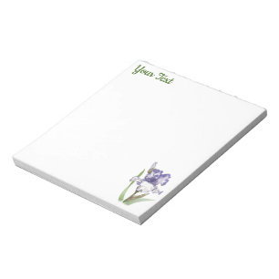 Bloc De Notas Iris rufado morado