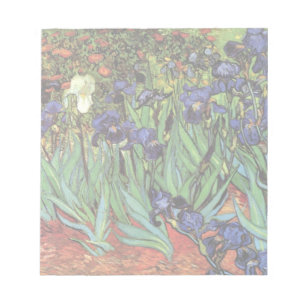 Bloc De Notas Irises de Vincent van Gogh, Arte de Jardín Vintage