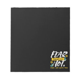 Bloc De Notas Isaías 41:10 - El miedo no es una versión Inspirad