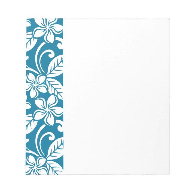 BLOC DE NOTAS ISLAND PLUMERIA (AZUL CARIBE) (Frente)