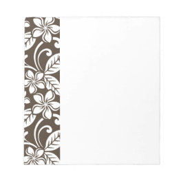 BLOC DE NOTAS ISLAND PLUMERIA (CAFÉ MARRÓN)