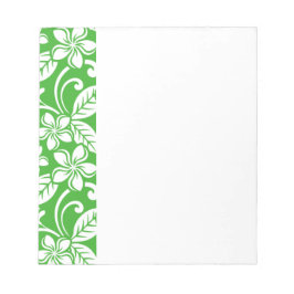 BLOC DE NOTAS ISLAND PLUMERIA (CITRUS GREEN)