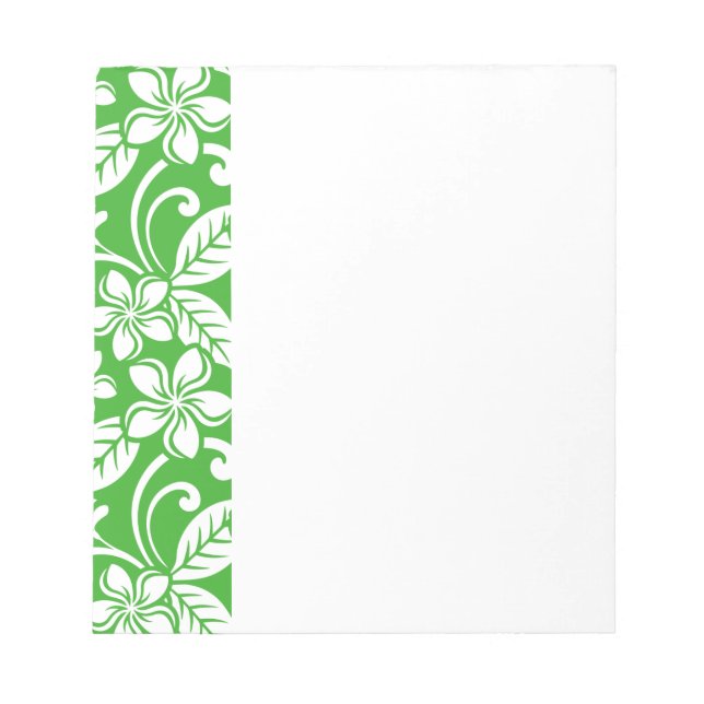 BLOC DE NOTAS ISLAND PLUMERIA (CITRUS GREEN) (Frente)
