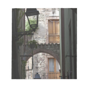 Bloc De Notas Italia, Cerdeña, Bosa. Detalle de la calle.