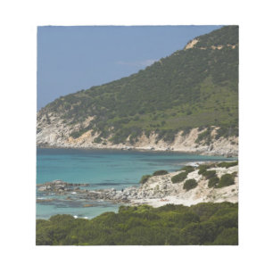 Bloc De Notas Italia, Cerdeña, Solanas. Playa.