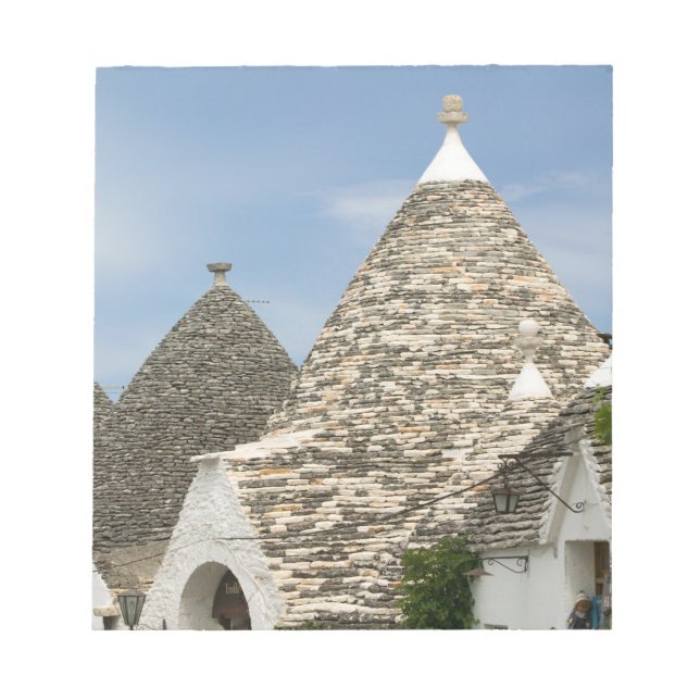 Bloc De Notas Italia, Puglia, Alberobello, Terra dei Trulli, (Frente)