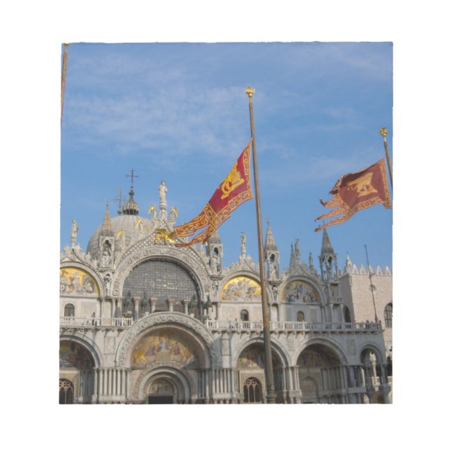 Bloc De Notas Italia, Venecia, basílica de San Marcos en San Mar (Frente)