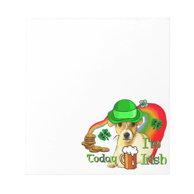 Bloc De Notas Jack Russell Terrier St Patricks (Frente)