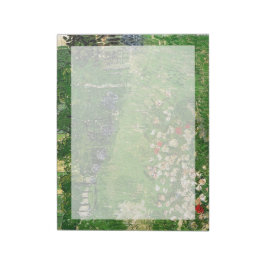 Bloc De Notas Jardín de Daubigny. Vincent van Gogh.