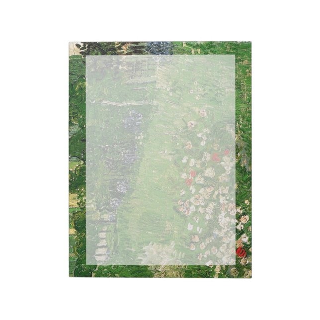 Bloc De Notas Jardín de Daubigny. Vincent van Gogh. (Lado Izquierdo)