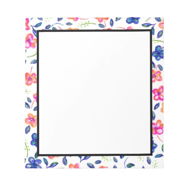 Bloc De Notas Jardín de flores (Frente)