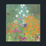 Bloc De Notas Jardín de flores por Gustav Klimt<br><div class="desc">Visita mi tienda para un diseño más interesante y más elección de color => zazzle.com/colorfulworld*</div>
