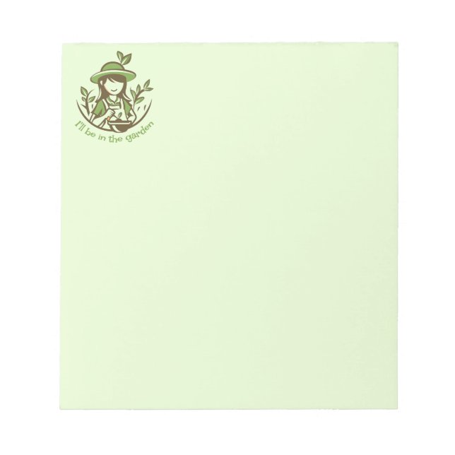 Bloc De Notas Jardines Cute Gardening Cita Jardines (Frente)