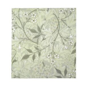 Bloc De Notas Jasmine Botánico Vintage Antiguo William Morris