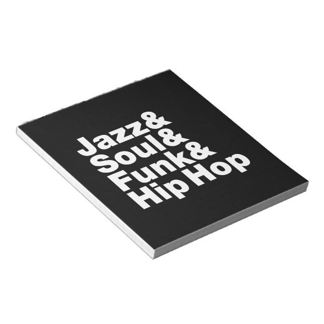 Bloc De Notas Jazz y Soul y Funk & Hip Hop (Lado Derecho)