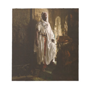 Bloc De Notas Jefe moro Pintura de arte africano Retrato
