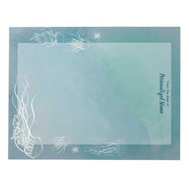 Bloc De Notas Jellyfish Jive Unlines (Frente)