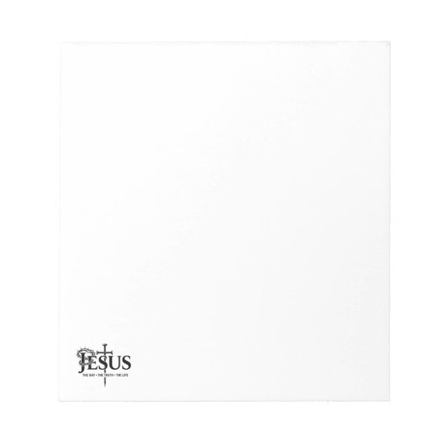 Bloc De Notas ¡Jesús el camino, la verdad, la vida! (Frente)
