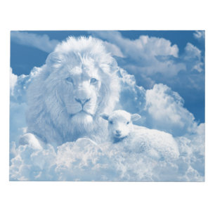 BLOC DE NOTAS JESÚS EL LAMB Y JESÚS EL LEÓN