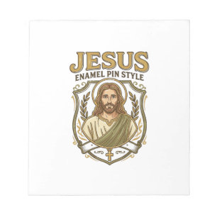 Bloc De Notas Jesus Pin de Esmalte Estilo Jesus Pin de Esmalte C