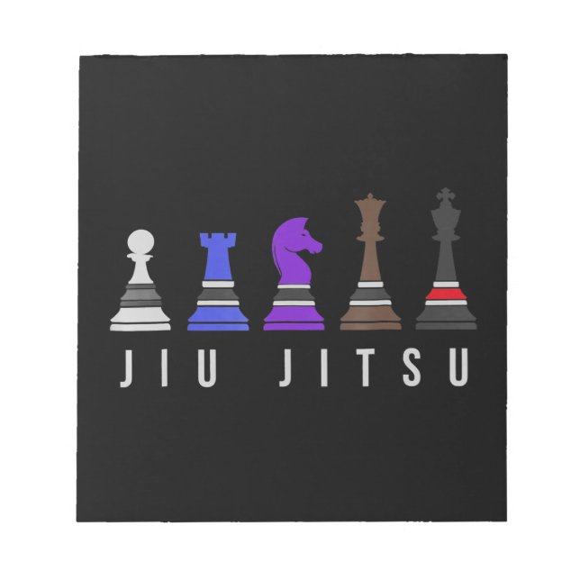 Bloc De Notas jiu jitsu    entrenando ajedrez, regalo bjj con te (Frente)