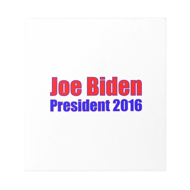 Bloc De Notas Joe Biden President 2016 (Frente)