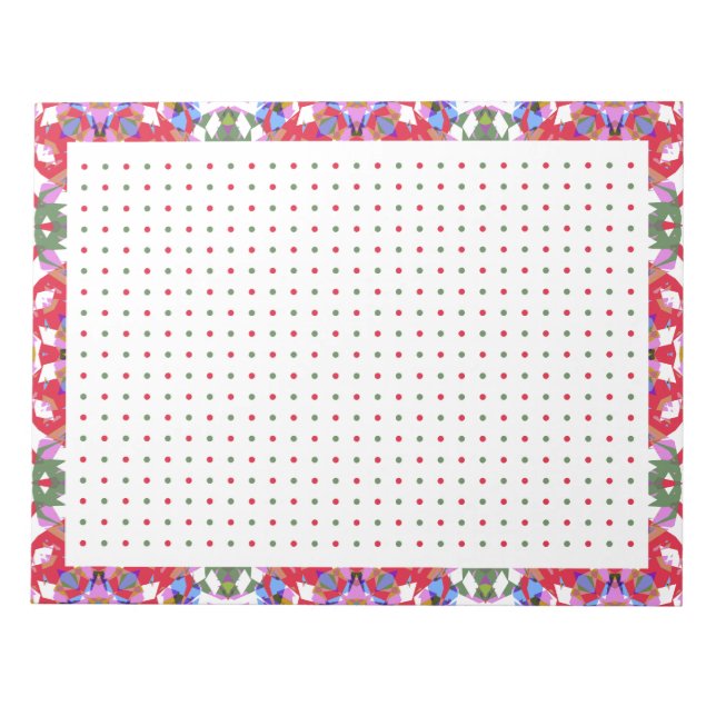 Bloc De Notas Jolly Red Cheful Navidades Dot Grid BuJo Planner (Frente)