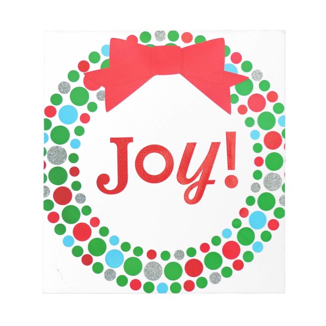 Bloc De Notas Joy Wreath (Frente)