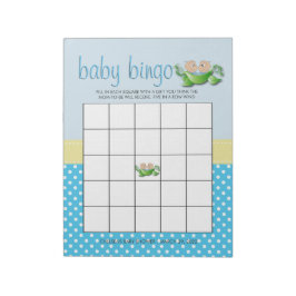 Bloc De Notas Juego de Baby Shower Twin Baby Boy Shower