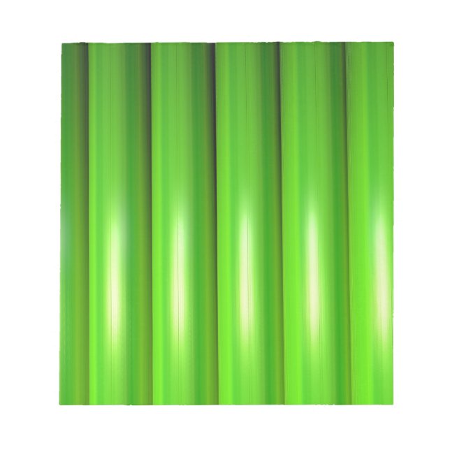 Bloc De Notas Juego de bambú verde (Frente)