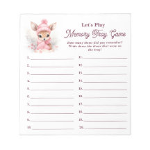 Juego de bandeja de recuerdo para baby shower de n