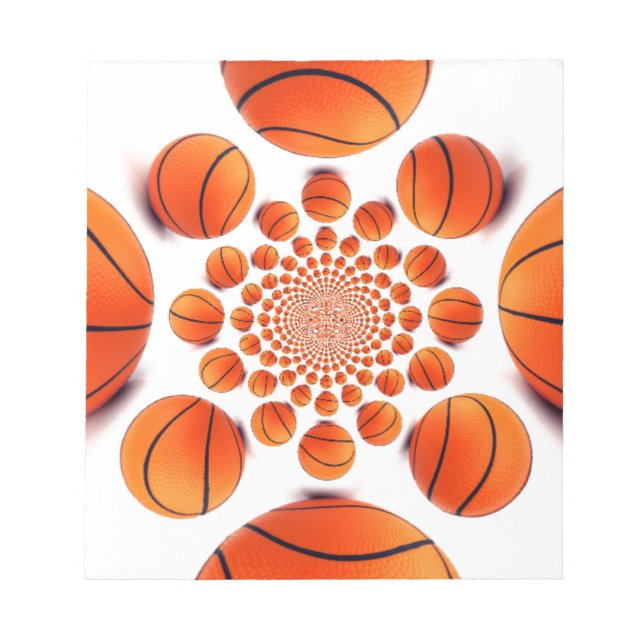 Bloc De Notas Juego de básquetbol de campeones: Court Vision Kal (Frente)