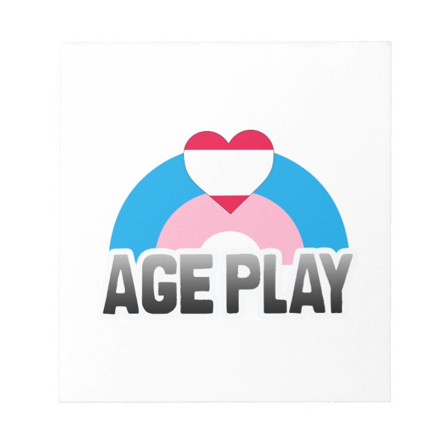BLOC DE NOTAS JUEGO DE EDAD ARCOÍRIS (Frente)