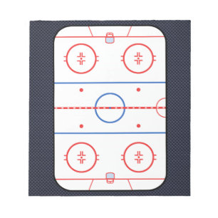 Bloc De Notas Juego de hockey Companion Carbon Fiber Style