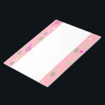 Bloc De Notas Jugador de tenis con raquetas Guay rosadas<br><div class="desc">Patrón de raquetas de tenis para Chicas | Pista de tenis Pastel de verano. Regalo para el tenis, partido de tenis de racquet de color neón con fondo rosa pastel. Regalo personalizado para un jugador de tenis. Decoración de moda para los jugadores de tenis en casa. Moda de moda modernos...</div>