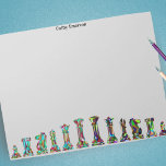 Bloc De Notas Jugadores de juego Color arcoiris Piezas de ajedre<br><div class="desc">Personalice y personalizar este super bloc de notas con su nombre o cualquier texto. Con un juego de cristal arco iris con piezas de ajedrez verde azuladas,  completo con el peón de un obispo reina rey,  para un diseño moderno único en un fondo gris.</div>