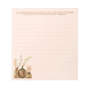 Bloc De Notas JW Carta escribiendo el panel de notas Boho