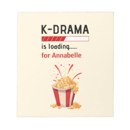 Bloc De Notas K-Drama se está cargando Personalizado 