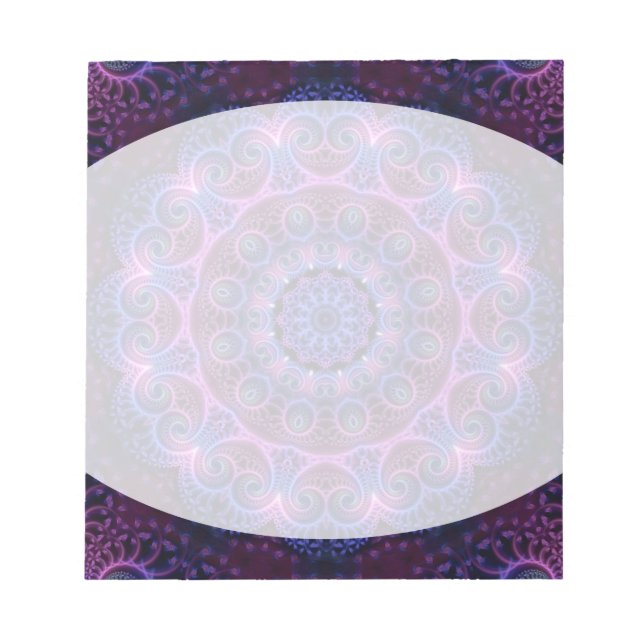 Bloc De Notas Kaleidoscope Apofisis Mandala Corazones (Frente)
