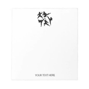 Bloc De Notas Karate personalizado moderno / Taekwondo / judo