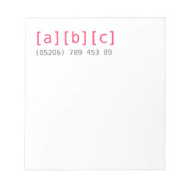 Bloc De Notas Kartenhaus | Ungewöhnliche Geschäftsausstattung