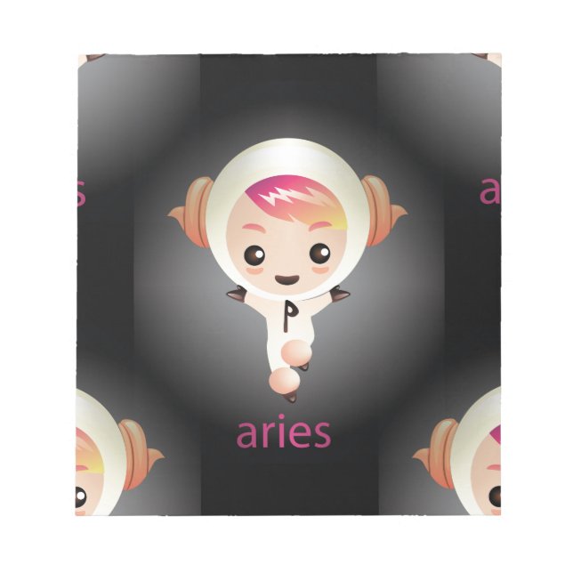 Bloc De Notas kawaii aries (Frente)