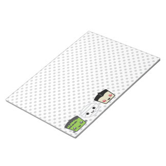 Bloc De Notas Kawaii Frankenstein Mummy Dracula Notepad