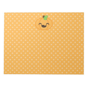 Bloc De Notas Kawaii Jack O Lantern Pumpkin Notepad