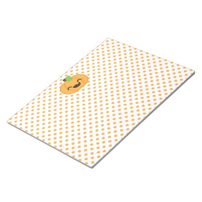 Bloc De Notas Kawaii Jack O Lantern Pumpkin Notepad (Lado Derecho)